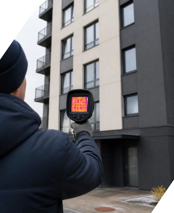 Тепловизионное обследование зданий в Приморско-Ахтарске от 5069 р. | ЭкспертизаРоссия